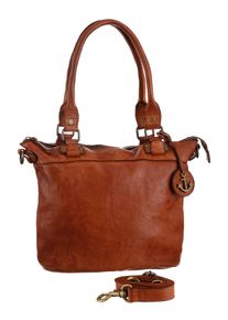 Harbour 2nd Damen Shopper "Bianca", braun, Leder, Taschen, aus Leder mit typischen Marken-Anker-Label und Schmuckanhänger