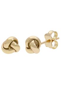 Lady Damen Paar Ohrstecker, Metall, gold, Metall, Ohrringe