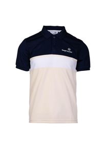Sergio Tacchini Herren T-Shirt "ELFETTA PL POLO Herren", blau, Gr. M, 100% POLYESTER, Shirts, Poloshirt Herren, Polohemd Retro, T-Shirt Polo kurz,