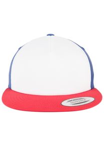 Flexfit Damen Flex Cap "Flexfit Unisex Foam Trucker with White Front", bunt, casual, unifarben, 100% Polyester, Caps