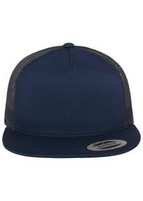 Flexfit Damen Flex Cap "Flexfit Unisex Classic Trucker", blau, casual, unifarben, 47% Baumwolle, 28% Polyamid, 25% Polyester, Caps