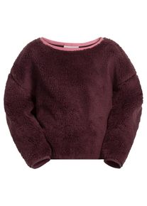 Jack Wolfskin Kinder Rundhalspullover "GLEELY FLEECE PULLOVER K", lila, Gr. 116, OBERSTOFF OBERSTOFF 100% POLYESTER ABSEITE 100% POLYESTER, Pullover