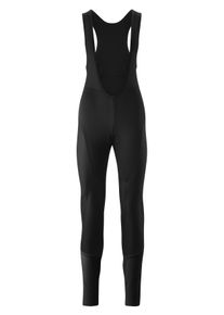 Gonso Damen Fahrradhose "Essential Bib Tight Softshell W", schwarz, Gr. 42, 100% Polyester, Hosen, Damen Radhose mit Trägern und Sitzpolster