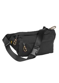 Camel Active Damen Bauchtasche "Terra", schwarz, Polyester, Taschen, aus recyceltem Nylon und voluminös aufgesetzten Taschen