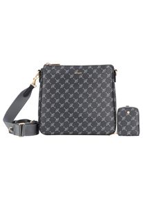 JOOP! JOOP Damen Umhängetasche "cortina 1.0 jasmina shoulderbag mvz", blau, Lederimitat, bedruckt, Taschen, Handtasche Damen Schultertasche Tasche Damen
