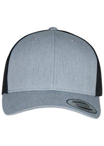 Flexfit Damen Flex Cap "Flexfit Unisex Retro Trucker 2-Tone", grau, casual, 60% Baumwolle, 40% Polyester, Caps