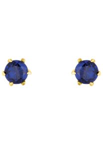 Amor Damen Paar Ohrstecker "2022942", Gelbgold 375, gold, Gelbgold 375, Ohrringe, mit Zirkonia (synth.)