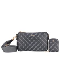 JOOP! JOOP Damen Umhängetasche "cortina 1.0 jasmina shoulderbag shz", blau, Lederimitat, bedruckt, Taschen, Handtasche Damen Tasche Damen Schultertasche