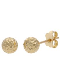 Lady Damen Paar Ohrstecker, Metall, gold, Metall, Ohrringe