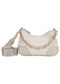 JOOP! JOOP Damen Schultertasche "mazzolino catena aimee shoulderbag shz", beige, Kunstfaser, Taschen