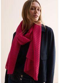 Cecil Damen Schal, rot, casual, unifarben, Stoff, 100% Polyester, Modetücher, kuschelig