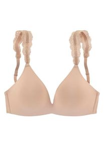 Lascana Push-up-BH toffee Gr. 80C. Mit Integriertem Kissen und ohne Bügel