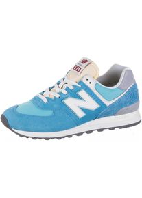 New Balance u574 Sneaker Herren - blau - Gr. 42 - Mesh/Suedeleder