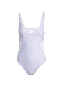 Adidas 3s Badeanzug Damen - lila - Gr. 42 - Polyester/Elastan