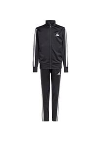 Adidas 3 Stripes Trainingsanzug Kinder - schwarz - Gr. 152 - Polyester
