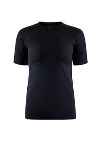 Craft Core Dry Active Comfort S/S Kunstfaserunterwäsche Damen (Gr S |schwarz)