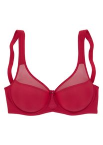 Nuance Große Größen Minimizer-BH Gr. 110C rot für Damen