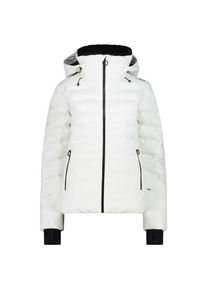 CMP Jacket Fix Hood 34W4406 Skijacke Damen (Gr 46 |weiß |wasserdicht)