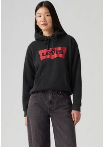 Levi's LEVI'S Damen Hoodieeveryday hoodie core, casual, Gr. S, bedruckt, Sweatware, Obermaterial: 58% Baumwolle, 42% Polyester, Sweatshirts, mit Kapuze
