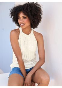 Heine Damen Strickpullover "Twinset", beige, Gr. 38, unifarben, 65% Polyacryl, 35% Polyamid, Pullover