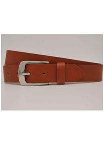 AnnaMatoni Damen Ledergürtel, braun, casual, Gr. 100, unifarben, Rindsleder, Gürtel, mit silberner Schließe