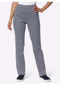 Casual Looks Damen Schlupfhose, bunt, Gr. 36, gemustert, mehrfarbig, 43% Viskose, 42% Polyester, 11% Polyamid, 4% Elasthan, Hosen