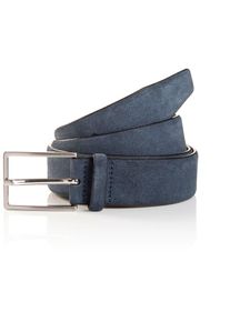 Tom Tailor Damen Synthetikgürtel, blau, klassisch,casual, Gr. 90, Rindsleder, Gürtel, Veloursgürtel, Freizeit- und Anzugsgürtel, bis Gr. 120