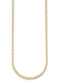 Bruno Banani Damen Kette ohne Anhänger "Schmuck Geschenk Gold 333 Halsschmuck Halskette Königskette 4-Kant", 50, Gelbgold 333, B: 2,8mm, gold,