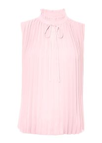 Inspirationen Damen Blusentop, rosa, Gr. 38, unifarben, 100% Polyester, Blusen