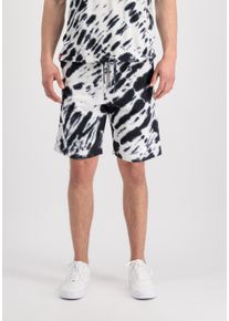 Herren Sweatshorts "Alpha Industries Men - Shorts Tie Dye Shorts", schwarz, Gr. L, Alpha Industries, Obermaterial: 80% Baumwolle, 20% Polyester, Hosen