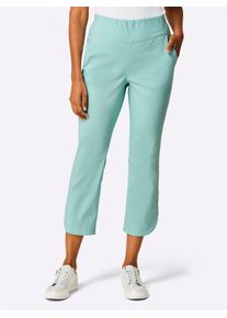 Stehmann Damen 7/8-Hose, grün, Gr. 36, unifarben, 76% Lyocell, 19% Polyamid, 5% Elasthan, Hosen