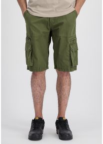 Herren Shorts "Alpha Industries Men - Shorts Alpha Short", grün, Gr. 32, Alpha Industries, Obermaterial: 100% Baumwolle, Hosen