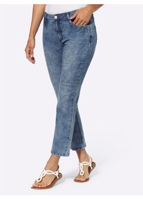 Casual Looks Damen 5-Pocket-Jeans, blau, Gr. 36, unifarben, 81% Baumwolle, 17% Polyester, 2% Elasthan, Jeans