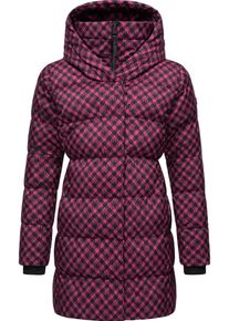 Ragwear Damen Steppmantel "Niara Print", pink, modisch, Gr. XXL, Obermaterial: 100% Polyester, Innenfutter: 100% Polyester, Wattierung: 100%