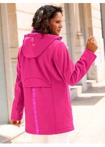 Casual Looks Damen Softshelljacke, pink, Gr. 40, unifarben, 94% Polyester, 6% Elasthan, Jacken