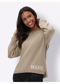 Heine Damen Strickpullover "Pullover", beige, Gr. 40, gemustert, mehrfarbig, 100% Baumwolle, Pullover