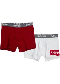 LEVI'S KIDS Kinder Boxershorts "BATWING BOXER BRIEF", Gr. S, rot, Obermaterial: 95% Baumwolle, 5% Elasthan, bedruckt, Unterhosen, for BOYS