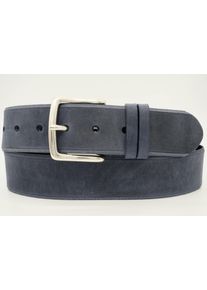 AnnaMatoni Damen Ledergürtel, blau, casual, Gr. 90, unifarben, Rindsleder, Gürtel