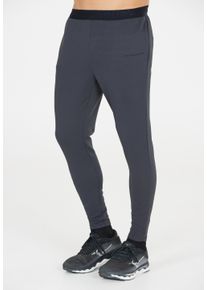 Endurance Herren Sporthose "Baremo", grau, casual, Gr. XL, unifarben, 100% Polyester, Hosen, im gerippten Design