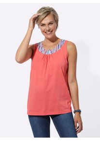 Classic Basics Damen Shirttop, orange, Gr. 38, unifarben, 100% Baumwolle, Tops