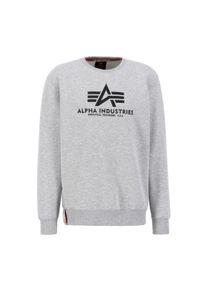 Herren Sweater "Alpha Industries Men - Sweatshirts Basic Sweater", grau, Gr. XL, Alpha Industries, Obermaterial: 80% Baumwolle, 20% Polyester,