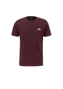 Herren T-Shirt "Alpha Industries Men - T-Shirts Basic T Small Logo", rot, Gr. S, Alpha Industries, Obermaterial: 100% Baumwolle, Shirts