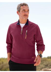 Catamaran Herren Sweatshirt, rot, Gr. 44, unifarben, 50% Baumwolle, 50% Polyester, Sweatshirts
