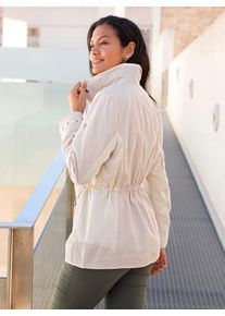 Casual Looks Damen Funktionsjacke, beige, Gr. 36, unifarben, 100% Polyester, Jacken