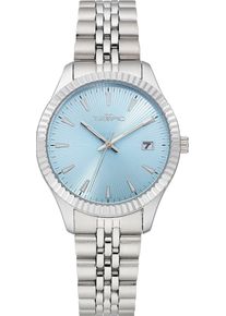 Tempic Damen Quarzuhr, silber, Armbanduhren, Armbanduhr, Damenuhr, Edelstahlarmband, analog, Tag