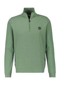 Lerros Herren Sweatshirt "Lerros Sweat-Troyer in Strukturqualität", grün, Gr. 6XL, 94% Baumwolle, 4% Polyester, 2% Elasthan, Sweatshirts