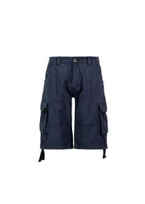 Herren Shorts "Alpha Industries Men - Shorts Jet Short", blau, Gr. 28, Alpha Industries, Obermaterial: 100% Baumwolle, Hosen