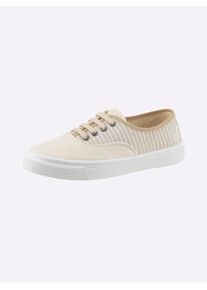 THIES Damen Sneaker, Gr. 38, beige, Textil, modisch, Schuhe