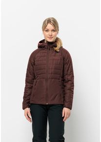 Jack Wolfskin Damen Funktionsjacke "LAPAWA INS HOODY W", braun, Gr. XXL, OBERSTOFF 100% POLYAMID FUTTER 100% POLYESTER FÜLLUNG 100% POLYESTER, Jacken