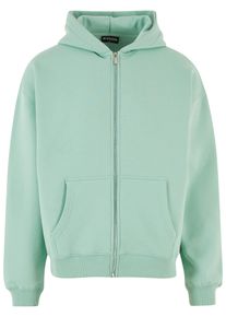 2Y STUDIOS Herren Sweatjacke "2Y Studios Herren 2Y Globus Oversize Zip-Hoodie", grün, Gr. S, 70% Baumwolle, 30% Polyester, Sweatjacken
